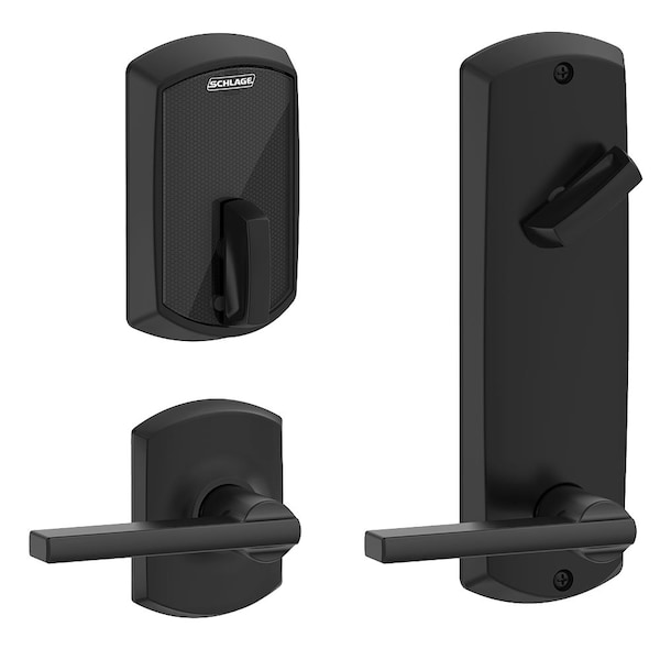 Grade 2 Electric Deadbolt Lock, Includes Touchless, Bluetooth Smart Reader, Keyless, No Cylinder Ove